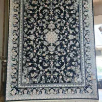 فرش ماشینی ۱۲۰۰ شانه ۹ متری سرمه ای طرح ترمه|فرش|تهران, تهرانسر غربی|دیوار