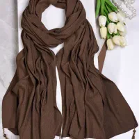 شال بریشکا دور لمه در 16رنگ)حراج قیمت ویژه