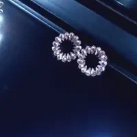 زیورآلات زنانه گوشواره نگینی مجلسی|بدلیجات|اصلاندوز, |دیوار