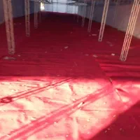 فروش موکت قرمز  کارکرده نمایشگاهی|موکت|ساوه, |دیوار
