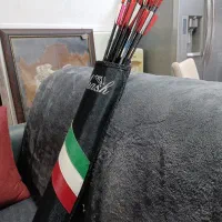 کمان ریکرو همراه 17 عدد تیر و تجهیزات