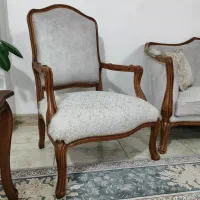 مبل کویین فرانسوی۸نفره بامیز(هنوزاستفاده نکردیم