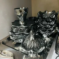 ست ۶ نفره کریستال سیلور