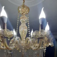 لوستر طرح رز گلد|لوستر و چراغ آویز|کرج, کرج نو|دیوار