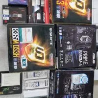 جعبه خالی مادربرد و cpu و ram