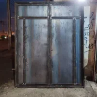 درب حیاط اماده نصب