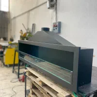 شومینه دیواری گازی ۱۸۰ سانت مدرن|بخاری، هیتر، شومینه|جاجرود, |دیوار