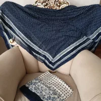 دو عدد شال نخی قواره بزرگ نو