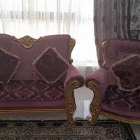 مبل ۷ نفره به همراه میز ناهار خوری ۶ نفره|مبلمان خانگی و میز عسلی|سمنان, |دیوار
