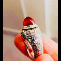 انگشتر نقره جواد قلم زنی|کلکسیون اشیاء عتیقه|کارون, |دیوار