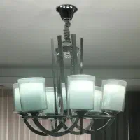 دو عدد لوستر ۶ شاخه در حد نو