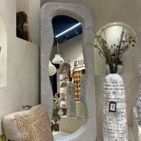 لوستر آینه قدی میز و آباژور پاپیه ماشه