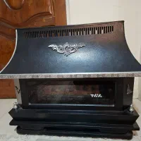 بخاری گازی طرح شومینه مدل برفاب در حد نو