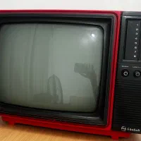 تلویزیون عتیقه قرمز قدیمی شهاب|تلویزیون و پروژکتور|گرگان, |دیوار