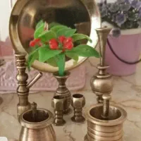 دکوریجات برنجی مینیاتوری آنتیک و کلکسیونی