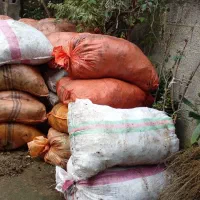 فروش پهن خشک گاو کهنه در کیسه|لوازم جانبی حیوانات|اسالم, |دیوار