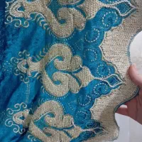 پرده پذیرایی هم حریر و هم شال پرده|پرده، رانر، رومیزی|گنبد کاووس, |دیوار