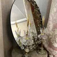 آینه و شمعدان آلیاژ