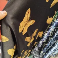 ساتن سیلک طر ح دار پشت نخ چینی