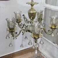 لوستر دو عدد رنگ ثابت و در حد نو|لوستر و چراغ آویز|مشهد, نوید|دیوار