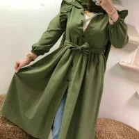 مانتو پاییزه  فری سایز