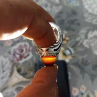 انگشتر عقیق آب دار رکاب ممی تبریز