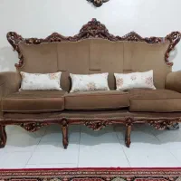 مبل استیل چوب راش سالم