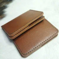 جای کارت بانکی چرم طبیعی گاوی دست دوز خوش دست