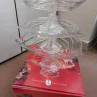 سه تیکه میوه خوری، شیرینی خوری و گزخوری اصل ژاپن|ظروف سرو و پذیرایی|اصفهان, باغ فدک|دیوار