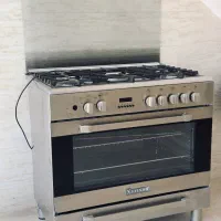 اجاق گاز  فر دار ساتیسان تمام استیل