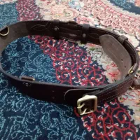 کمربند افسری قدیمی|کلکسیون اشیاء عتیقه|شهرکرد, |دیوار