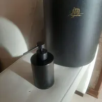 سطل زباله و جا مایع فلزی