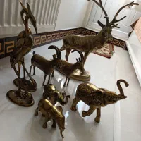 برنجی دکوری حیوانات تکی یا کلی زیر قیمت