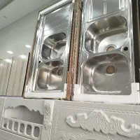 ظرفشویی سینک ۲لگن و تک با کابینته و و بدون کابین