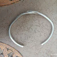 بنگل نقره سندبلاست شده