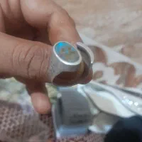 انگشتر عتیقه نقره فیروزه قدیمی اصل