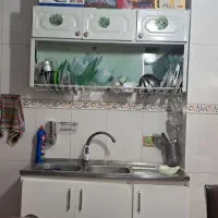 سینک آبچکان کابینت زیر ظرفشویی|آبچکان و نظمدهنده ظروف|زنجان, |دیوار