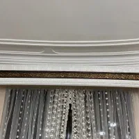 پرده توری همراه کتیبه|پرده، رانر، رومیزی|رشت, هلال احمر|دیوار