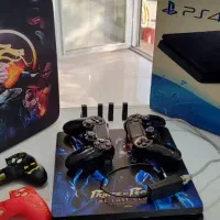 ps 4 slim کوپیخور با دو دسته اورجینال