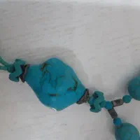 گردنبند آنتیک طرح فیروزه