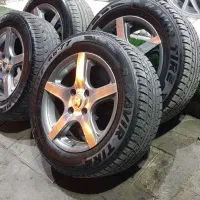 رینگ ولاستیک سایز ۱۵ پنج پر ایتالیایی کروم|قطعات یدکی و لوازم جانبی|فولادشهر, مسکن مهر فولادشهر|دیوار