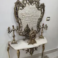 آینه شمعدان و جای دستمال کاغذی