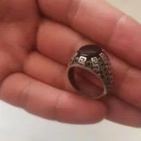 انگشتر عقیق سیاه