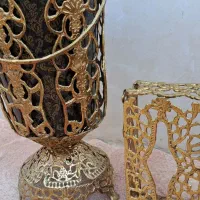 سطل وجای دستمال کاغذی برنجی|صنایع دستی و سایر لوازم تزئینی|گلستان (تهران), |دیوار