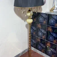 آباژور مشکی طلایی