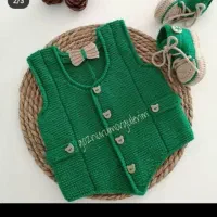 ژاکت  شلوار ژیله کتونی  دستبافت دخترانه و پسرانه|کفش و لباس بچه|رباط‌کریم, رباط‌کریم|دیوار