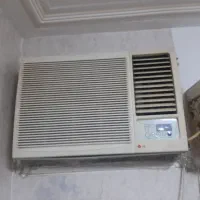 کولر پنجره ای ال جی کاملا سالم کنترل دار