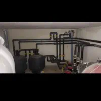 اجرای تاسیسات ساختمان پمپ موتورخانه استخر جکوزی