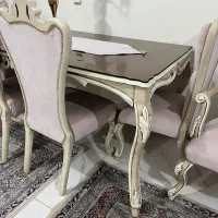 میز غذاخوری ۶ نفره درحد نو قابلیت ۸ نفره
