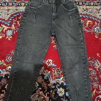 شلوار لی مام دخترانه